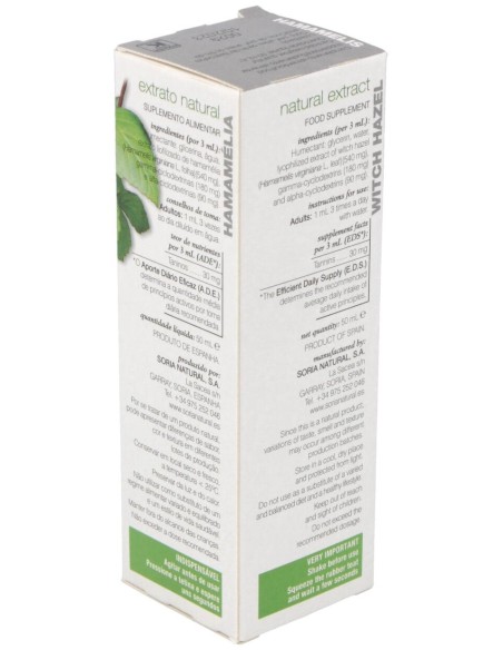 Soria Natural Hamamelis Extracto 50Ml