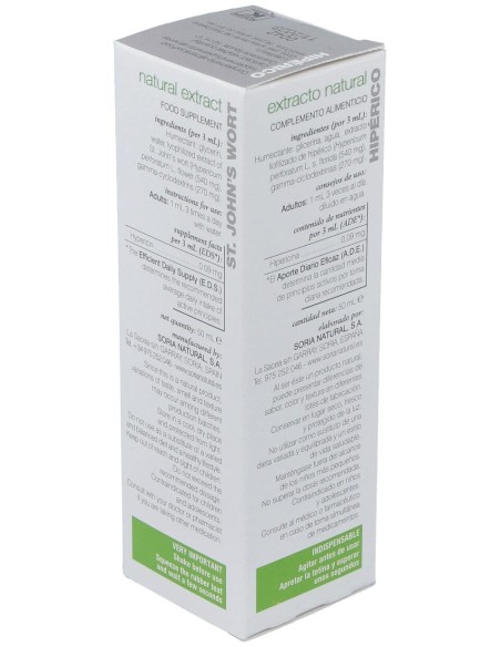 Soria Natural Hipérico Extracto 50Ml