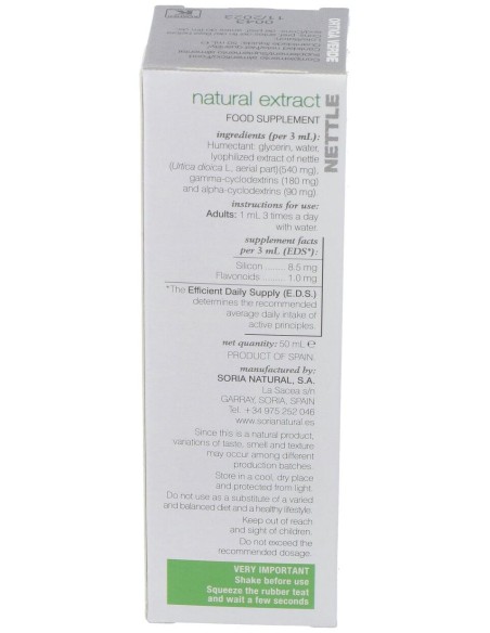 Soria Natural Ortiga Verde Extracto 50Ml