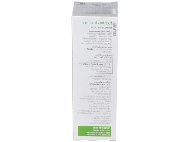 Soria Natural Olivo Extracto 50Ml