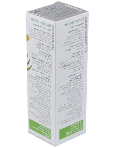 Soria Natural Hipérico Extracto 50Ml