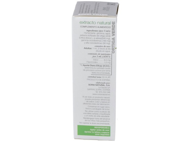 Soria Natural Ortiga Verde Extracto 50Ml