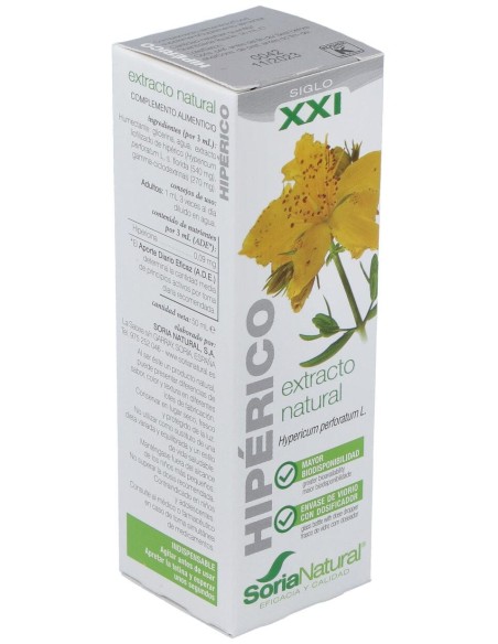 Soria Natural Hipérico Extracto 50Ml