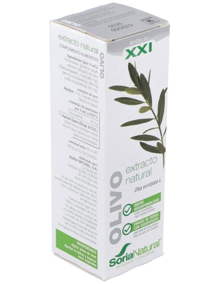 Soria Natural Olivo Extracto 50Ml