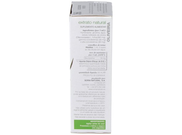 Soria Natural Olivo Extracto 50Ml