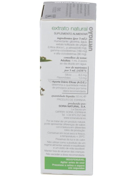 Soria Natural Ortiga Verde Extracto 50Ml