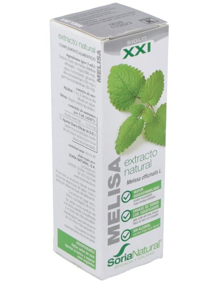 Extracto Melisa Xxl 50 Ml Soria Natural