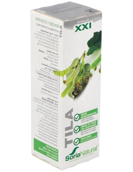 Extracto Tila Xxi 50 Ml Soria Natural