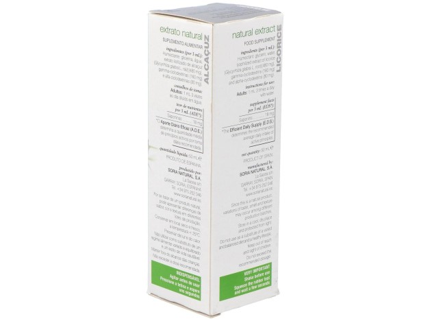 Extracto Regaliz Xxi 50 Ml Soria Natural