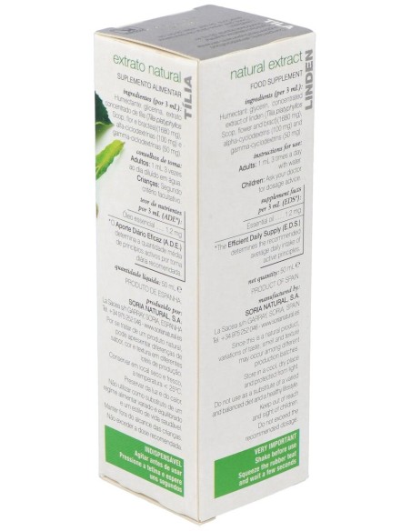 Extracto Tila Xxi 50 Ml Soria Natural
