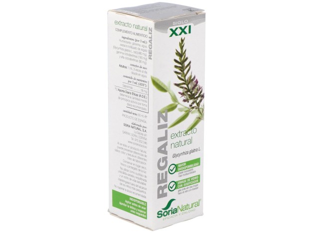 Extracto Regaliz Xxi 50 Ml Soria Natural