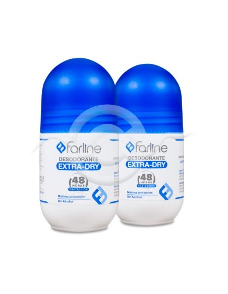 Farline Desodorante Extra-Dry 50 Ml Duplo