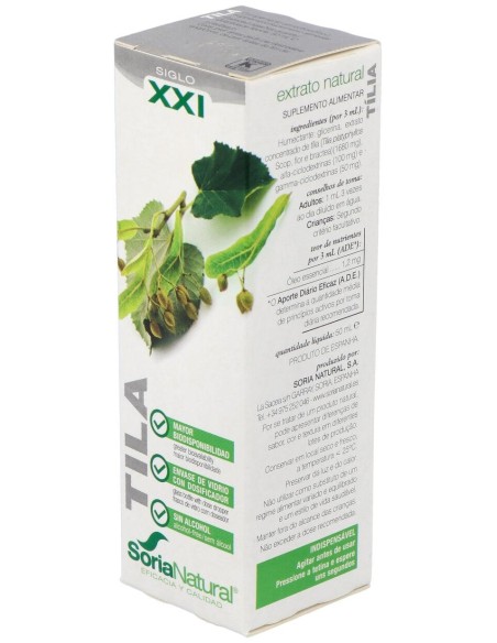 Extracto Tila Xxi 50 Ml Soria Natural