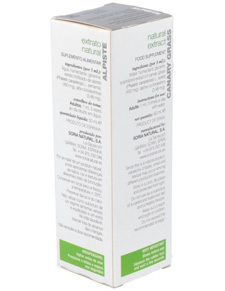Soria Natural Extracto De Alpiste 50Ml