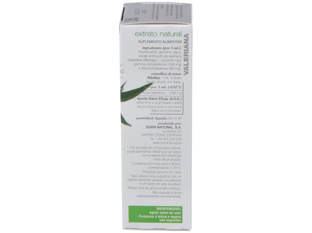 Soria Complemento Extracto Valeriana Xxi 50Ml