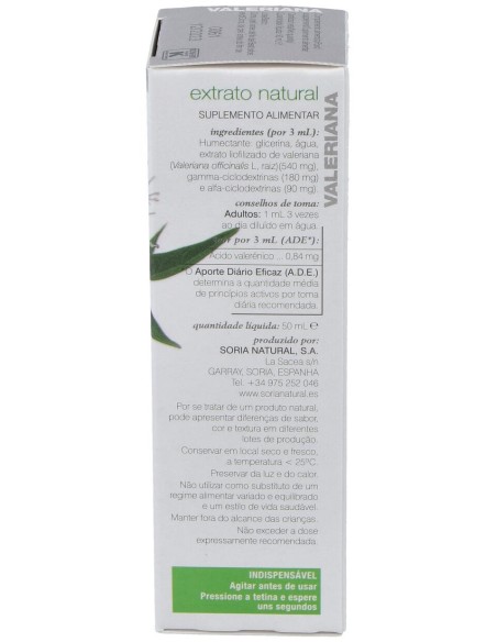 Soria Complemento Extracto Valeriana Xxi 50Ml