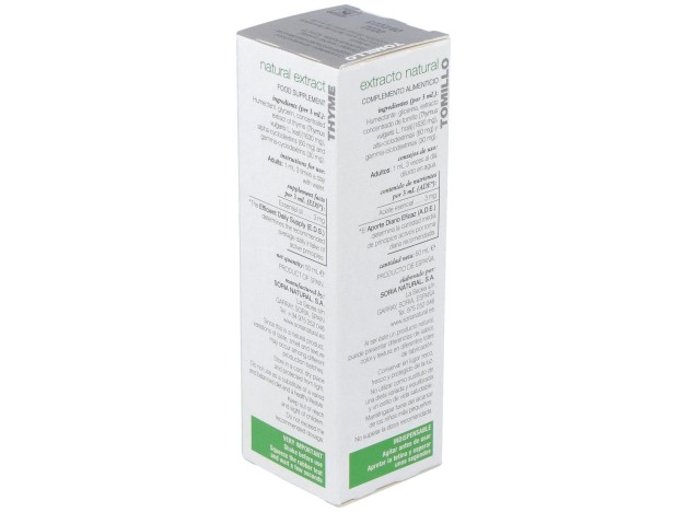 Extracto Tomillo Xxi 50 Ml Soria Natural
