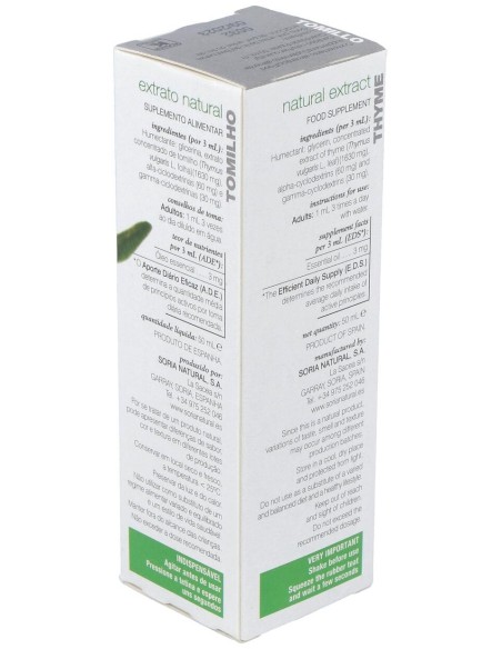 Extracto Tomillo Xxi 50 Ml Soria Natural