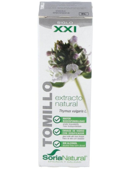 Extracto Tomillo Xxi 50 Ml Soria Natural