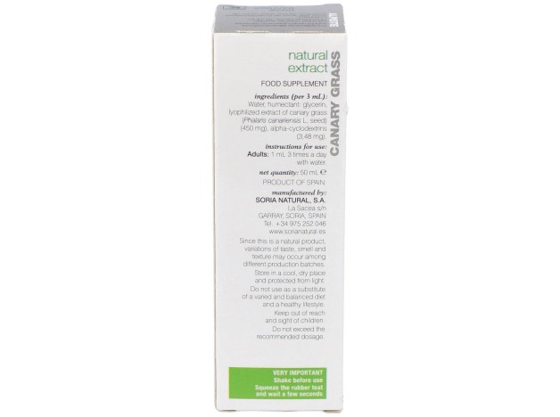 Soria Natural Extracto De Alpiste 50Ml