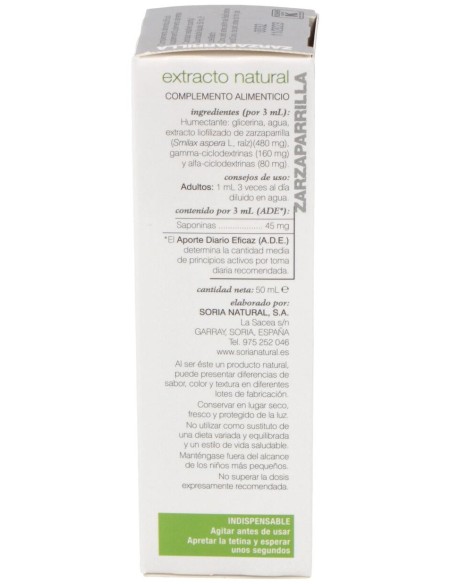 Ext. Zarzaparrilla Xxi 50Ml. S/Al