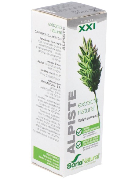 Soria Natural Extracto De Alpiste 50Ml