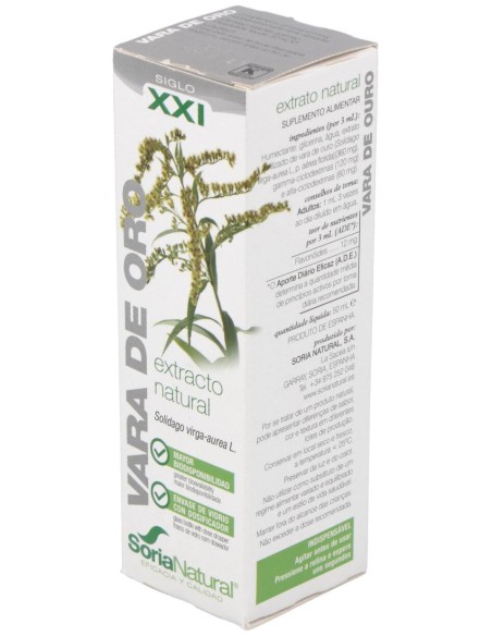 Extracto Vara Oro Xxi 50 Ml Soria Natur
