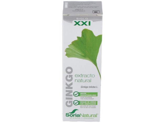 Extracto Ginkgo 50 Ml Xxi Soria Natural