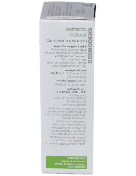 Soria Natural Desmodens Extracto 50Ml