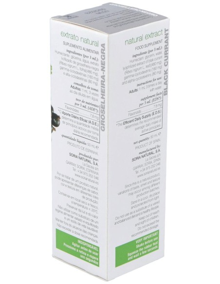 Soria Natural Grosellero Negro Extracto 50Ml
