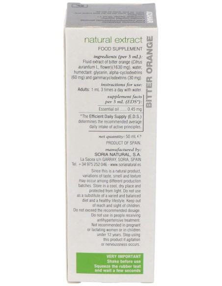 Extracto Azahar Xxi Soria Natural