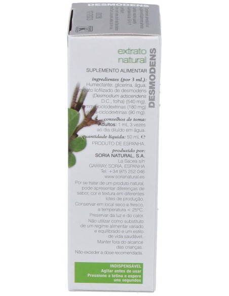 Soria Natural Desmodens Extracto 50Ml