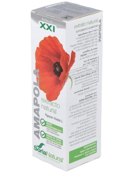 Ext. Amapola Xxi 50Ml. S/Al