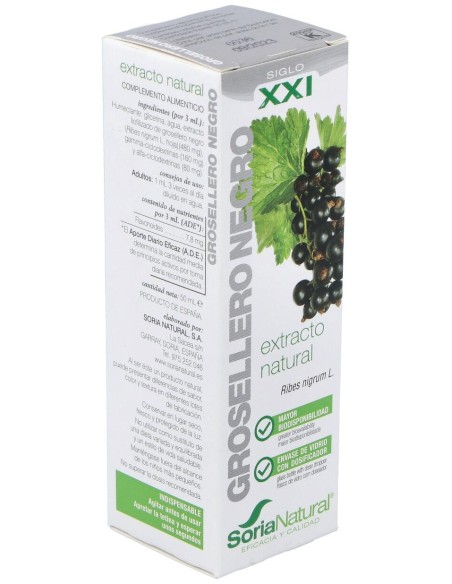 Soria Natural Grosellero Negro Extracto 50Ml