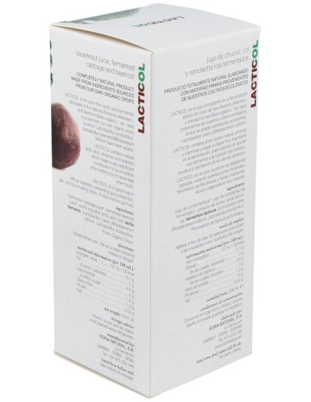 Lacticol Ecologico Jugo De Chucrut 200Ml