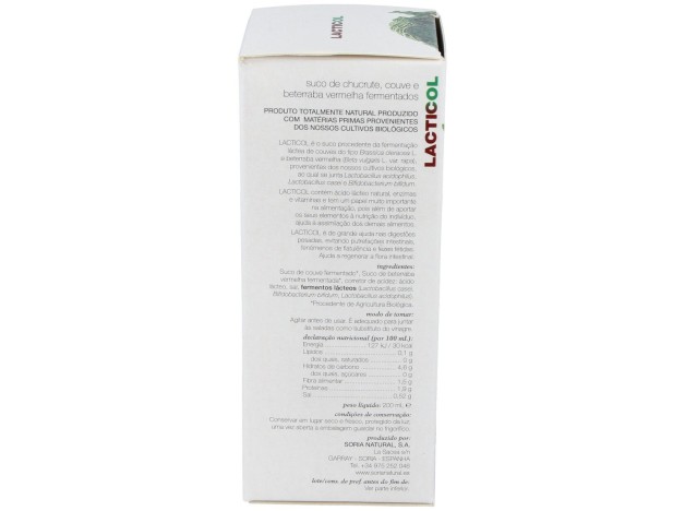 Lacticol Ecologico Jugo De Chucrut 200Ml