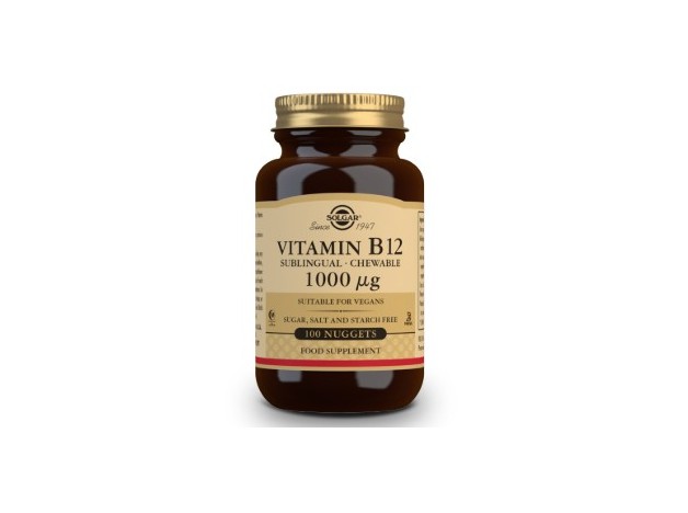 Solgar Vitamina B12 1000Mcg 100 Comp Masticables