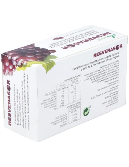 Soria Natural Resverasor 60Comp