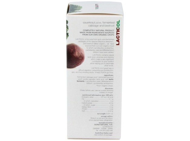 Lacticol Ecologico Jugo De Chucrut 200Ml