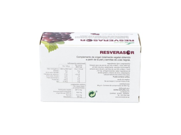 Soria Natural Resverasor 60Comp