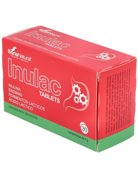 Soria Natural Inulac 30 Tabletas