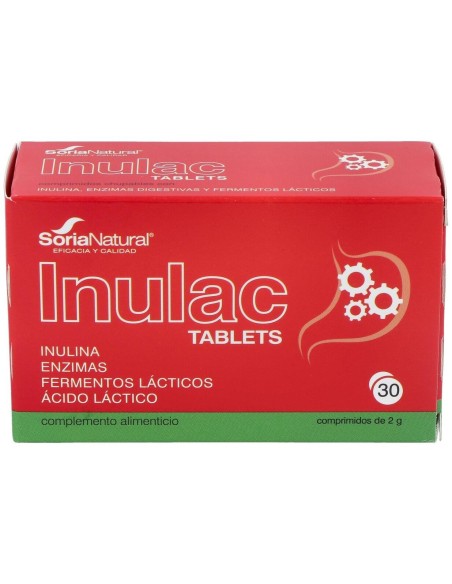 Soria Natural Inulac 30 Tabletas