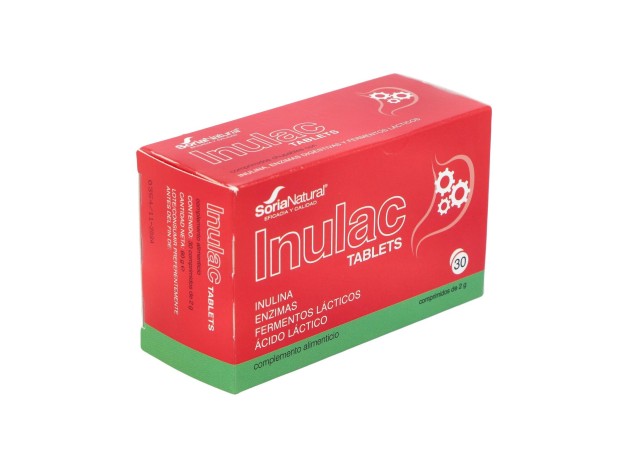 Soria Natural Inulac 30 Tabletas