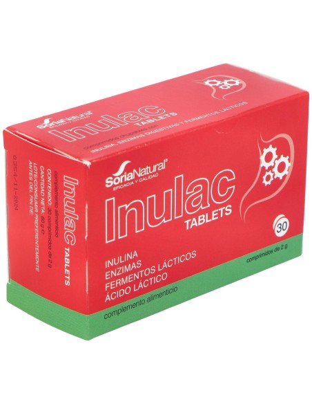 Soria Natural Inulac 30 Tabletas
