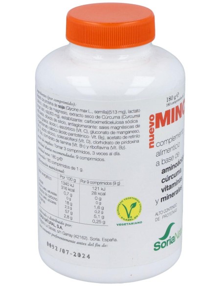 Soria Natural Mincartil Reforzado Tablets 180Comp