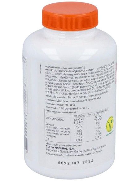 Soria Natural Mincartil Reforzado Tablets 180Comp