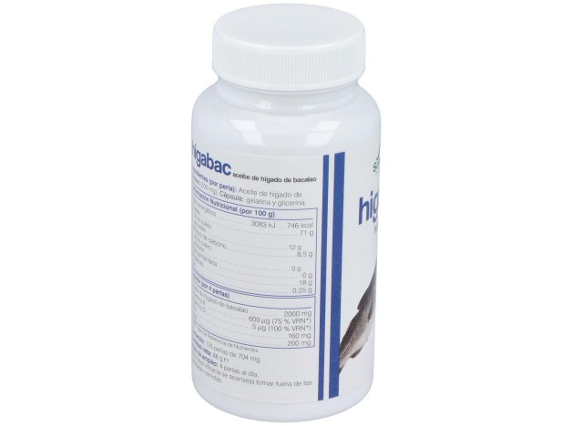 Higabac Aceite De Higado De Bacalao 125 Perlas