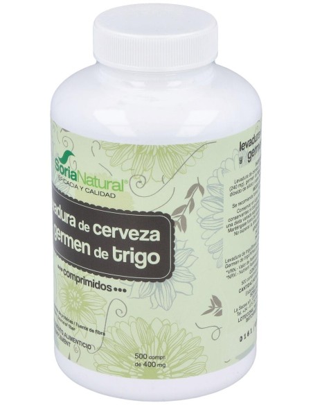 Soria Natural Germen De Trigo + Levadura De Cerveza 500Comp