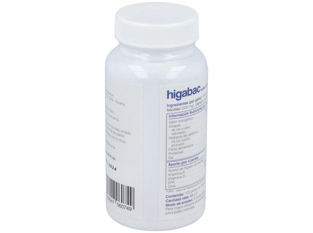 Higabac Aceite De Higado De Bacalao 125 Perlas