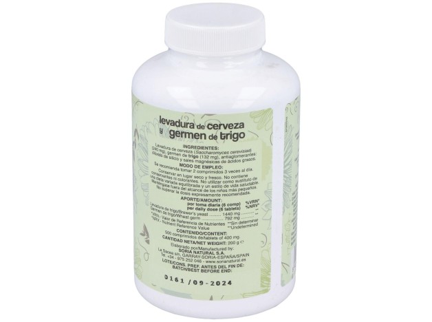 Soria Natural Germen De Trigo + Levadura De...